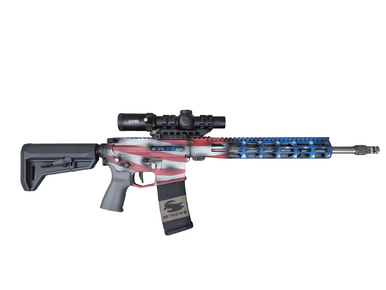 PMT-15 American Flag Stainless rifle